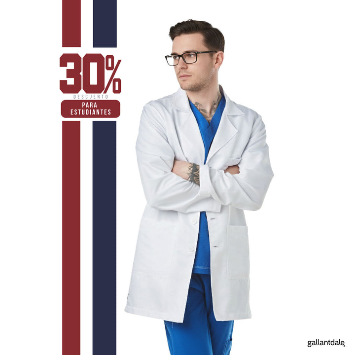 Bata Médica de Hombre Da Vinci