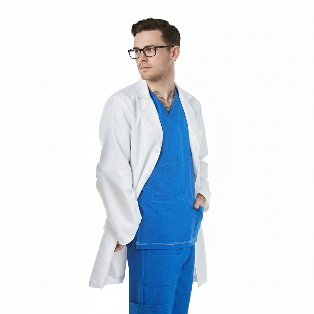 Bata Médica de Hombre Da Vinci