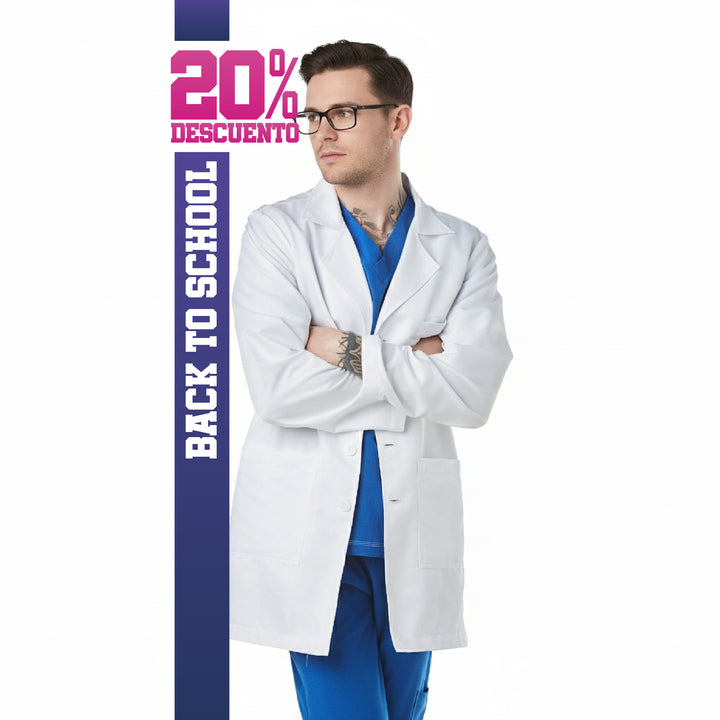 Bata Médica de Hombre Da Vinci
