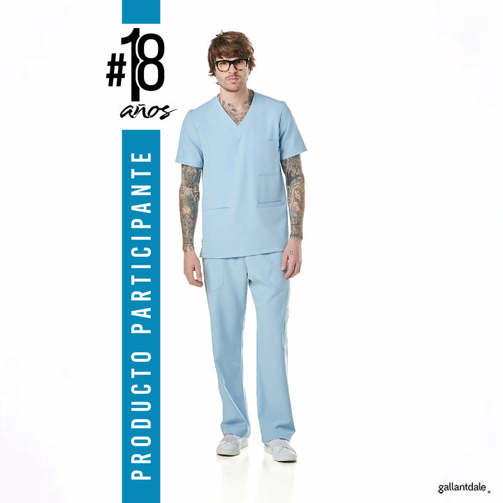 Pijama Quirúrgica de Hombre Yale Antibacterial