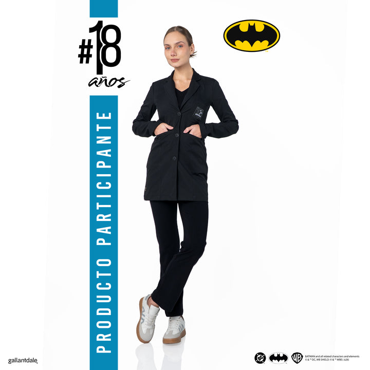 Bata de Laboratorio para mujer modelo Gotham City / Batgirl™