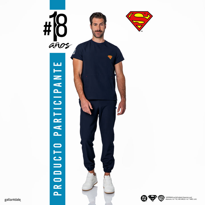 Uniforme Quirúrgico para hombre modelo Defender / Superman™