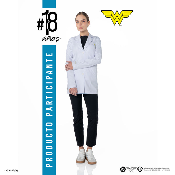 Bata de Laboratorio para mujer modelo Wonder /WonderWoman™