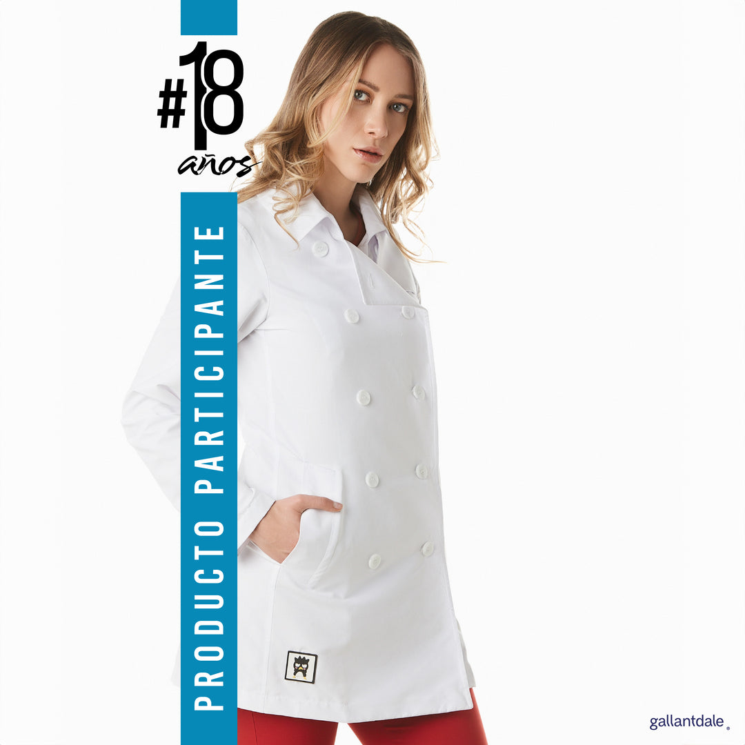 Bata Médica de Mujer Badtz-maru® modelo KaiKai antibacterial