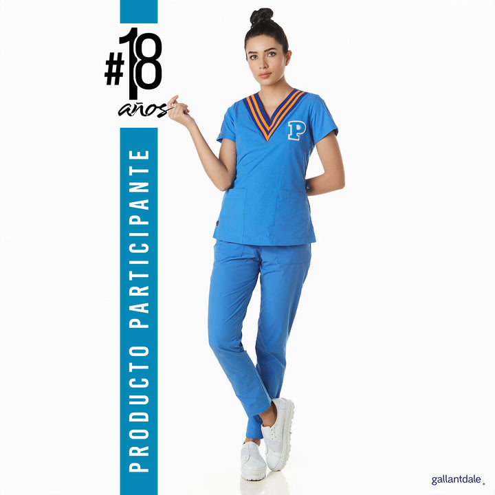 Pijama Quirúrgica de Mujer POCHACCO® modelo Arata