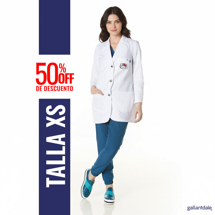 Bata Médica de Mujer Hello Kitty® Lisboa Antibacterial