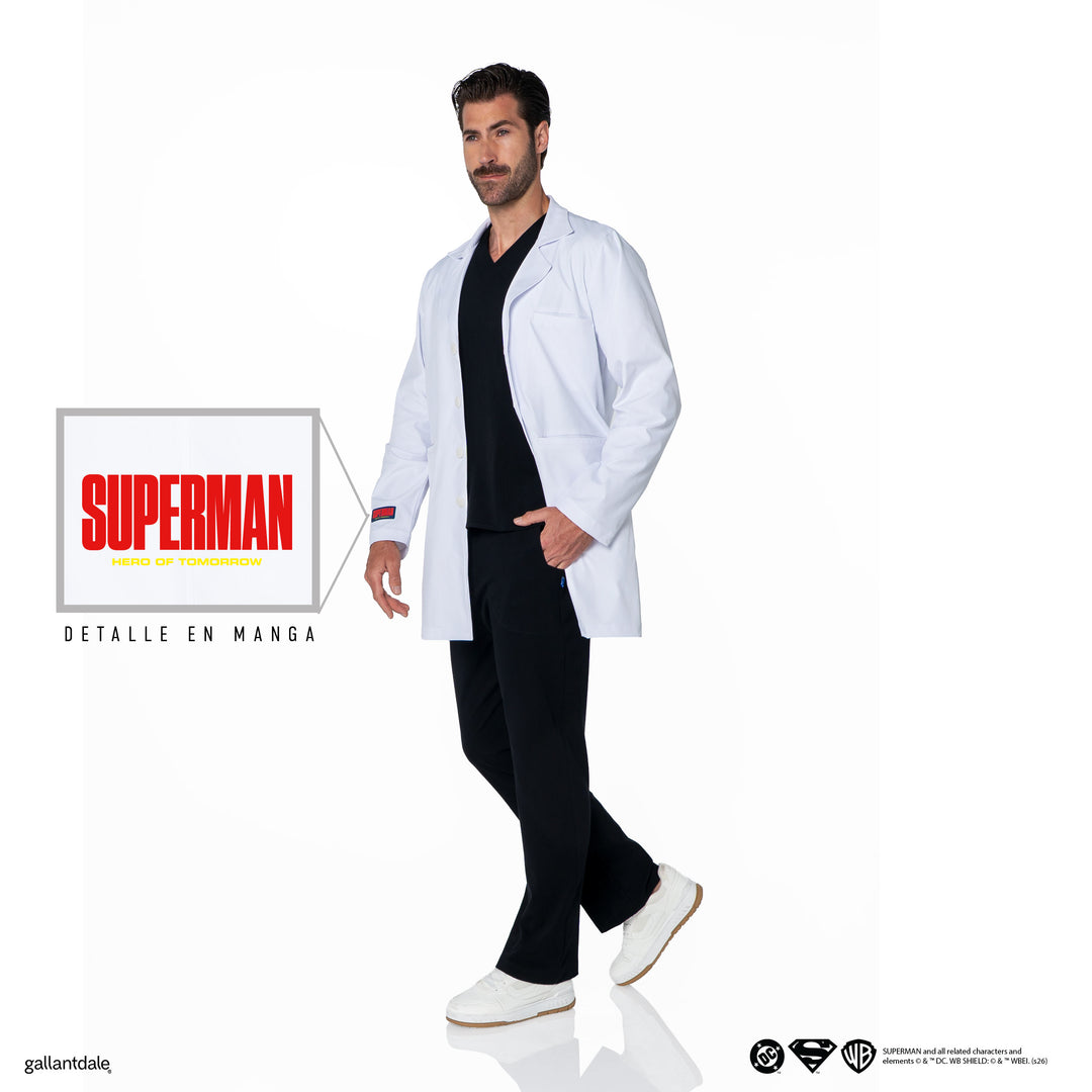 Bata de Laboratorio para hombre modelo Metropolis / Superman™