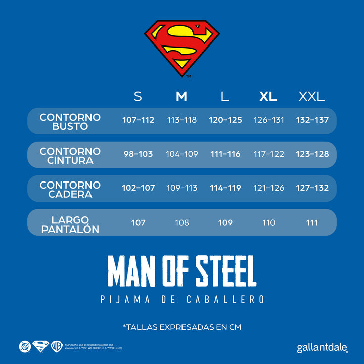 Uniforme Quirúrgico para hombre modelo Man of Steel / Superman™