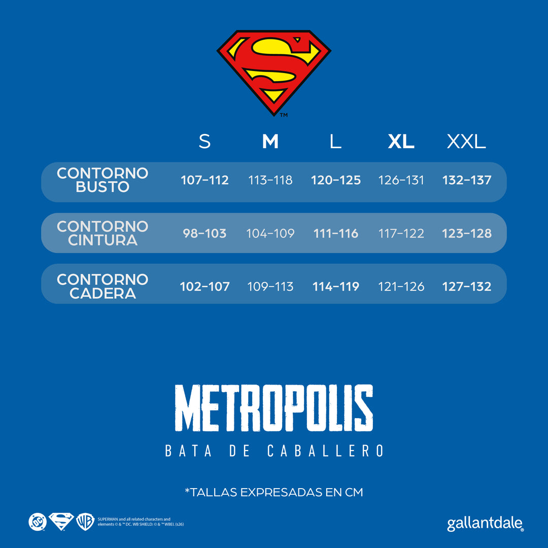 Bata de Laboratorio para hombre modelo Metropolis / Superman™