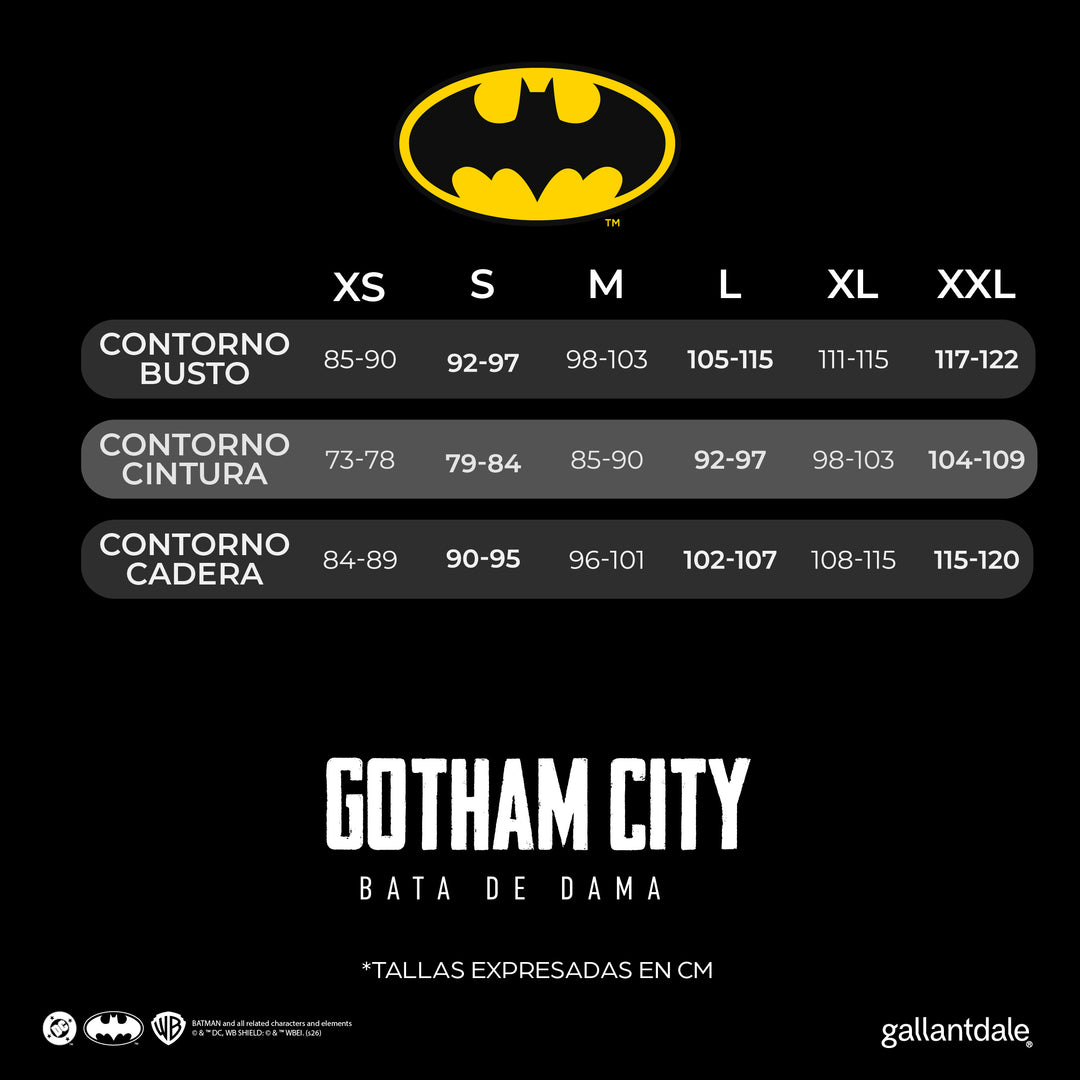 Bata de Laboratorio para mujer modelo Gotham City / Batgirl™