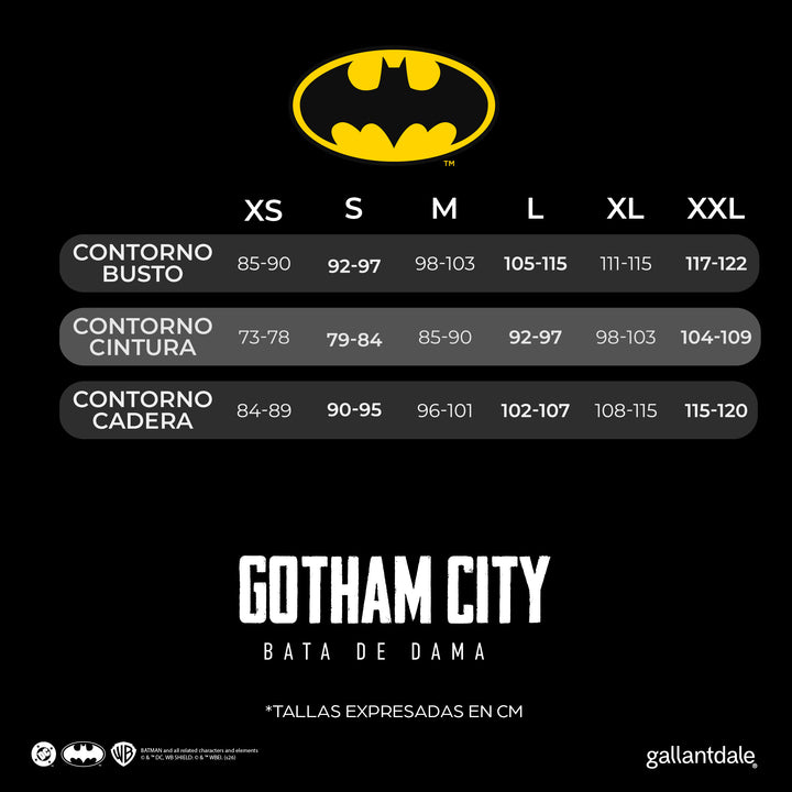 Bata de Laboratorio para mujer modelo Gotham City / Batgirl™