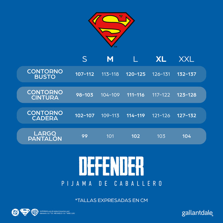 Uniforme Quirúrgico para hombre modelo Defender / Superman™