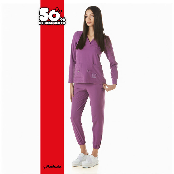 Pijama Quirúrgica de Mujer Kuromi® Modelo Maki