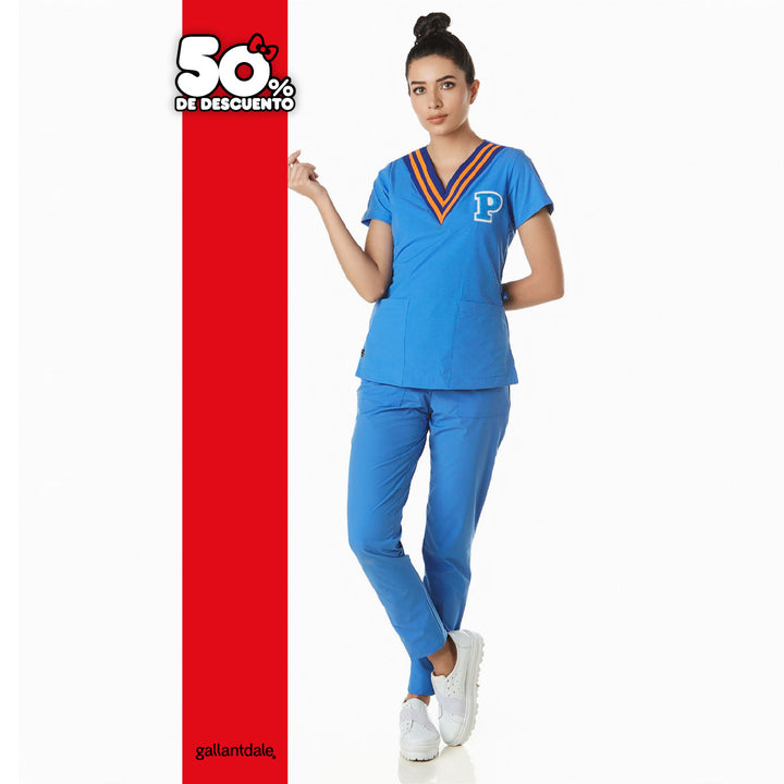 Pijama Quirúrgica de Mujer POCHACCO® modelo Arata