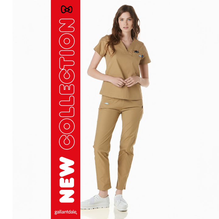 Pijama Quirúrgica de Mujer CHOCOCAT® modelo Kaikai