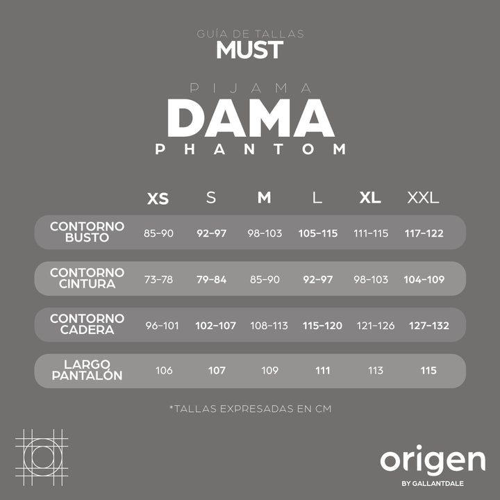 Pijama Phantom Mujer - UNIMAAT Cancún