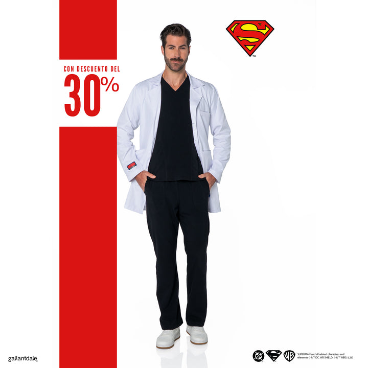 Bata de Laboratorio para hombre modelo Metropolis / Superman™