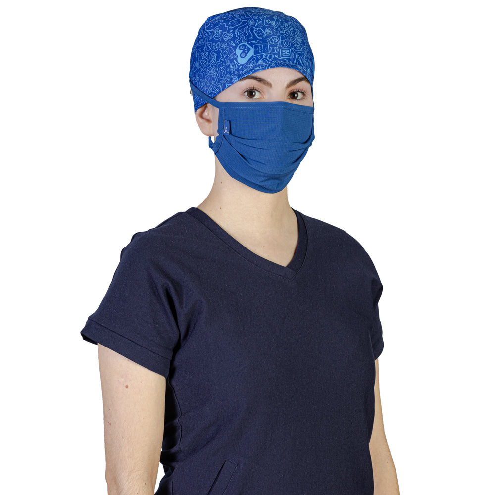 Médico o Doctor vistiendo una  color REY marca Gallantdale Uniformes Médicos y Quirúrgicos