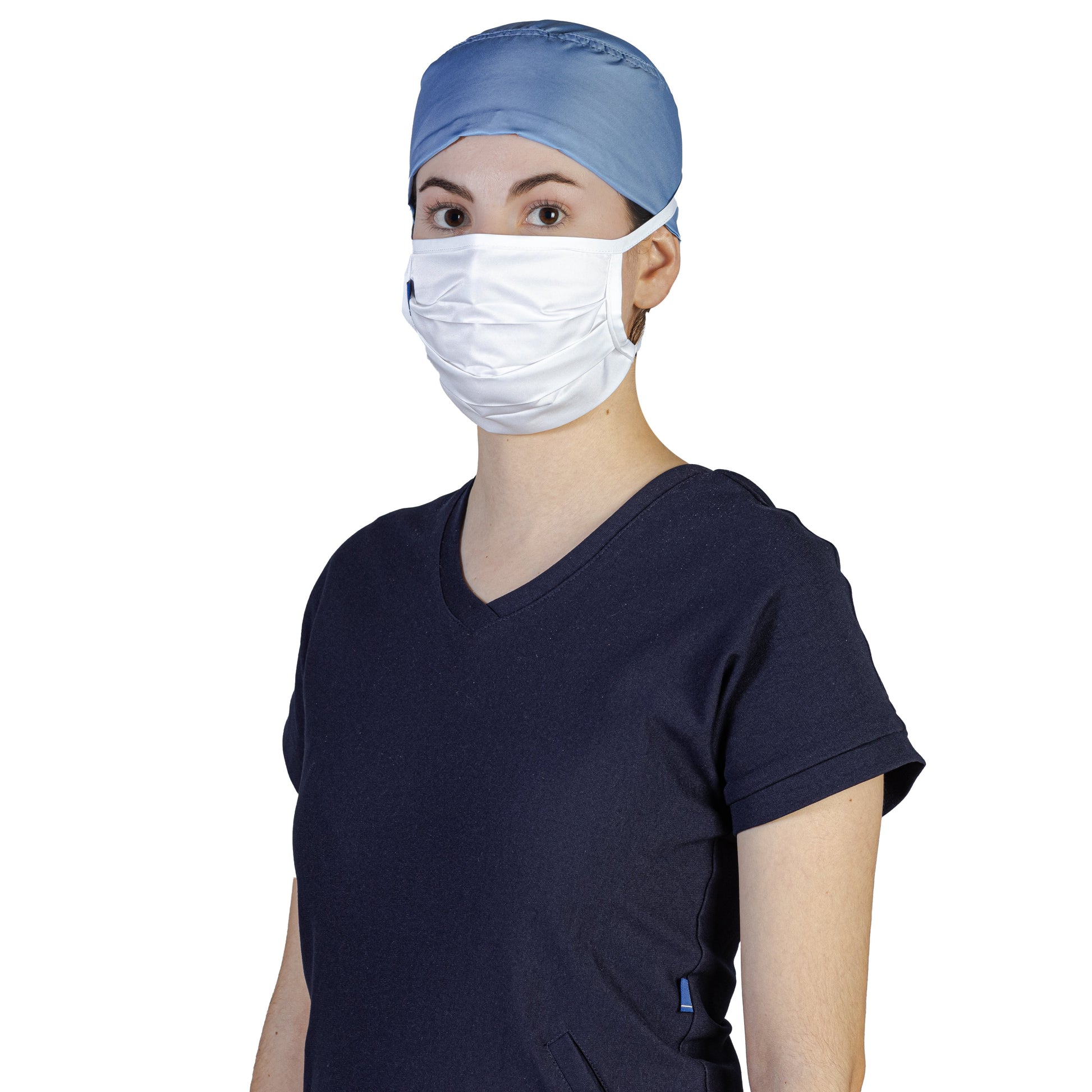 Médico o Doctor vistiendo una  color VINO marca Gallantdale Uniformes Médicos y Quirúrgicos